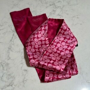 Coach silk scarf